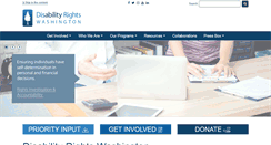 Desktop Screenshot of disabilityrightswa.org