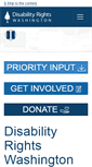 Mobile Screenshot of disabilityrightswa.org